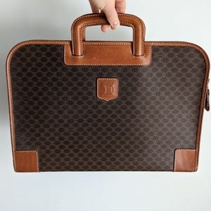 Authentic Vintage Celine Macadam Briefcase